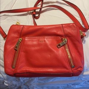 Ralph Lauren coral crossbody purse